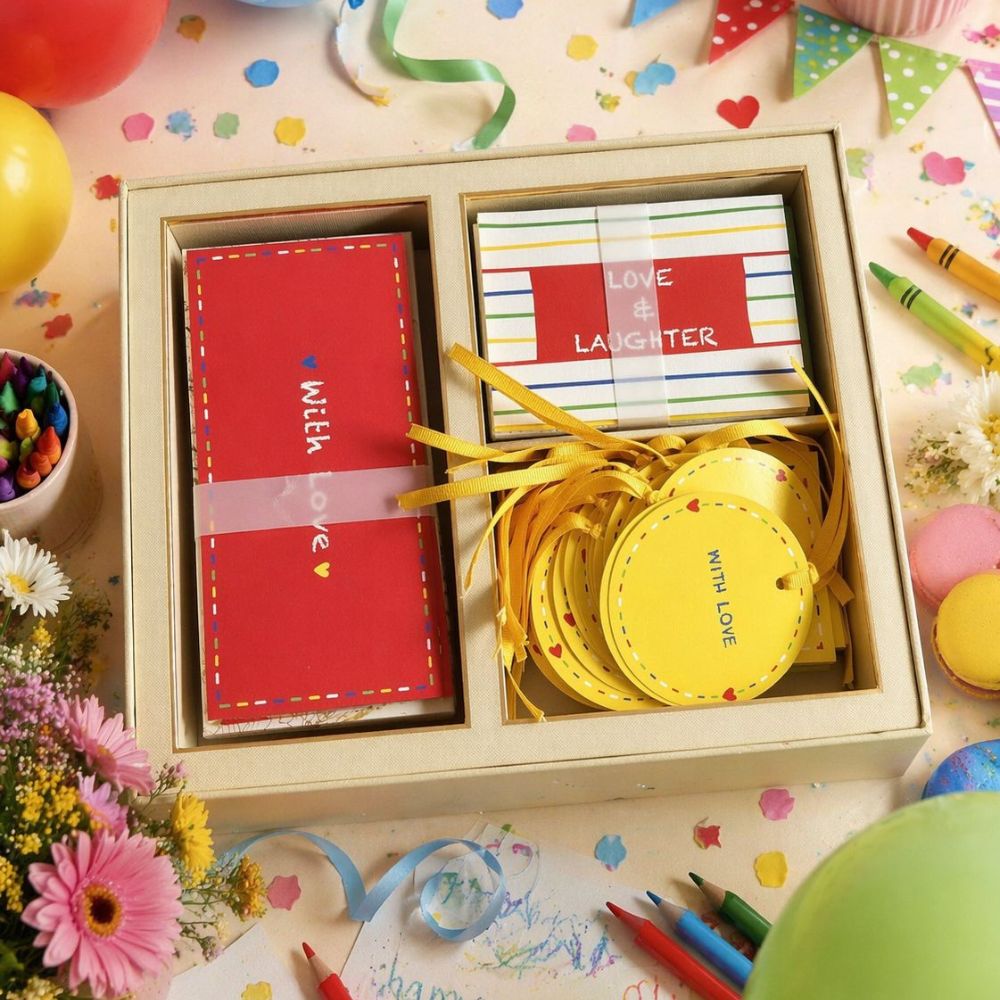 Colour Block Assorted Stationery Box – Pink Palette Stationery