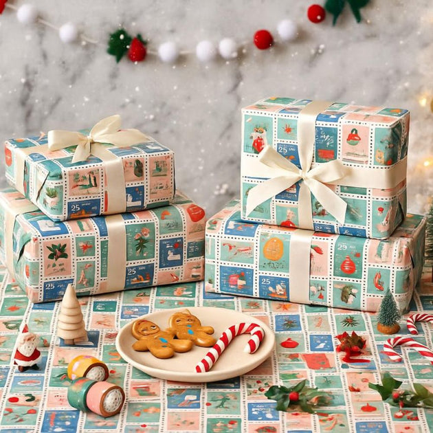 Christmas Wrapping Papers – Pink Palette Stationery