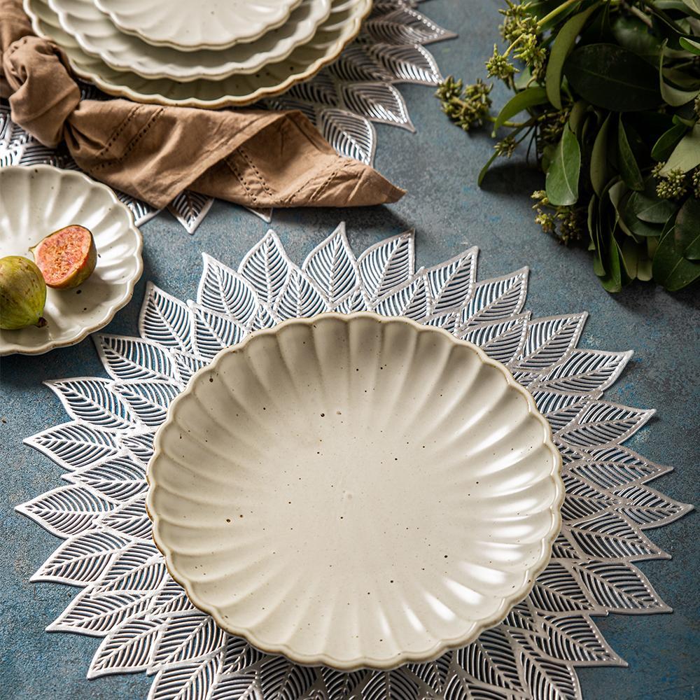 Porcelain Plate White Decorative Plates Eden White Ceramic Plate Set Set Of