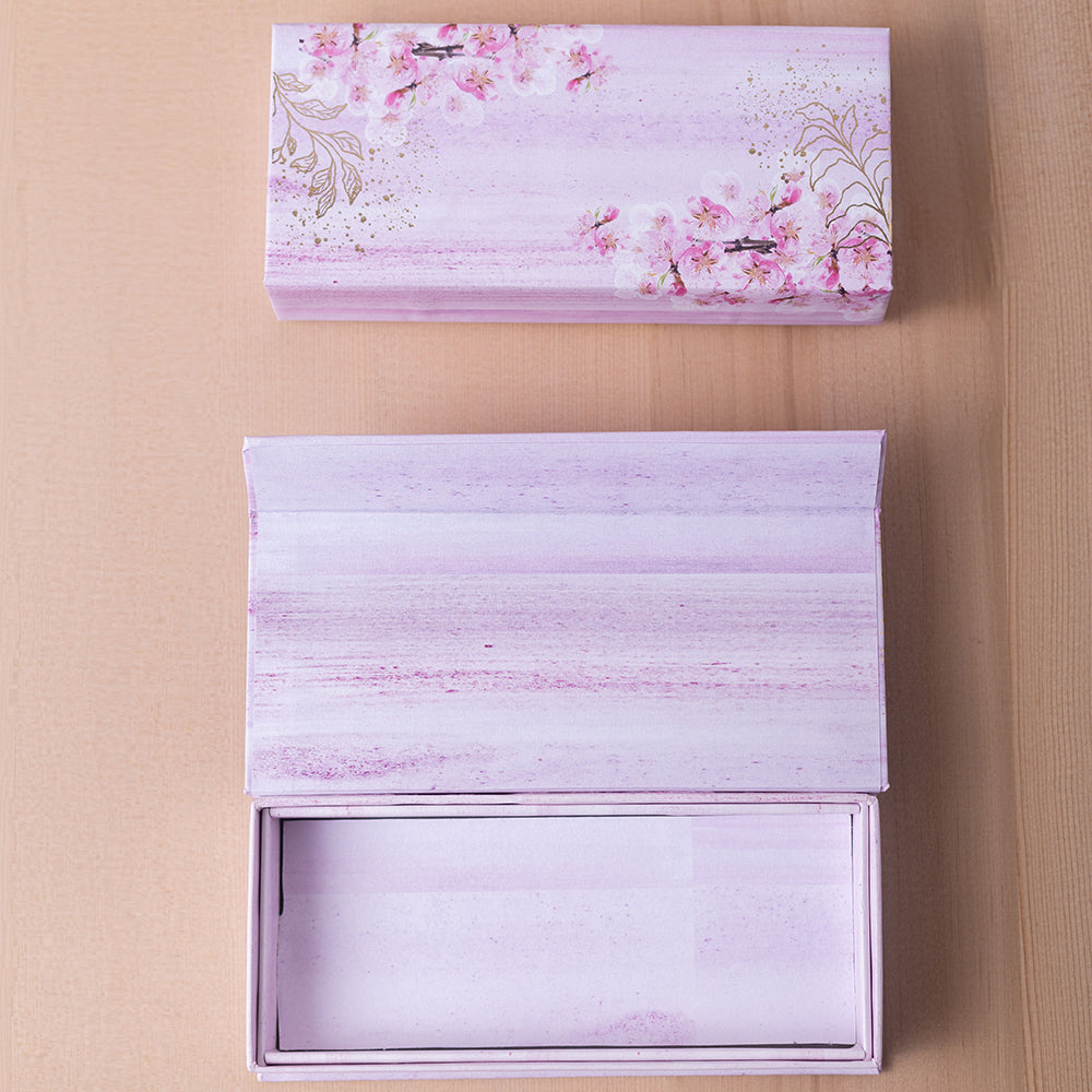 Pink Blossom Cash Box - Set of 5 – Pink Palette Stationery
